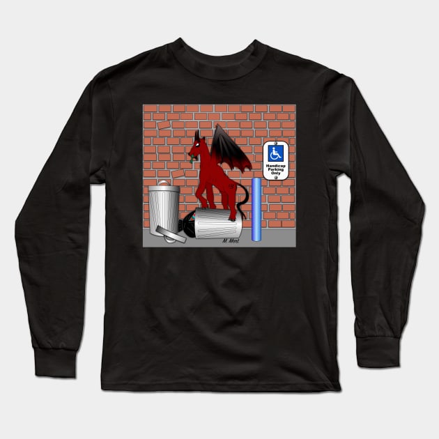 Jersey Devil Long Sleeve T-Shirt by RollingMort91